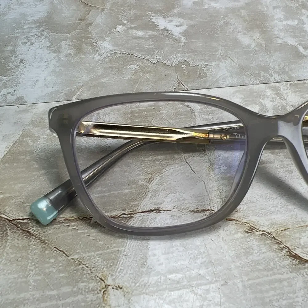 Tiffany & Co. Eyeglasses TF 2215-B 8267 Opal Grey 52-15-140 FRAMES ONLY Italy